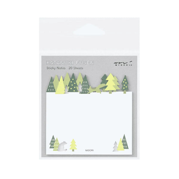 Die Cut Sticky Notes | Forest | Midori