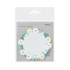 Die Cut Sticky Notes | White Wreath | Midori