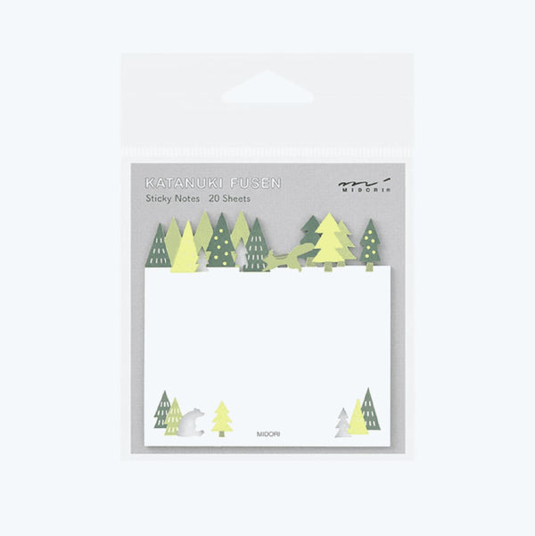 Die Cut Sticky Notes | Forest | Midori