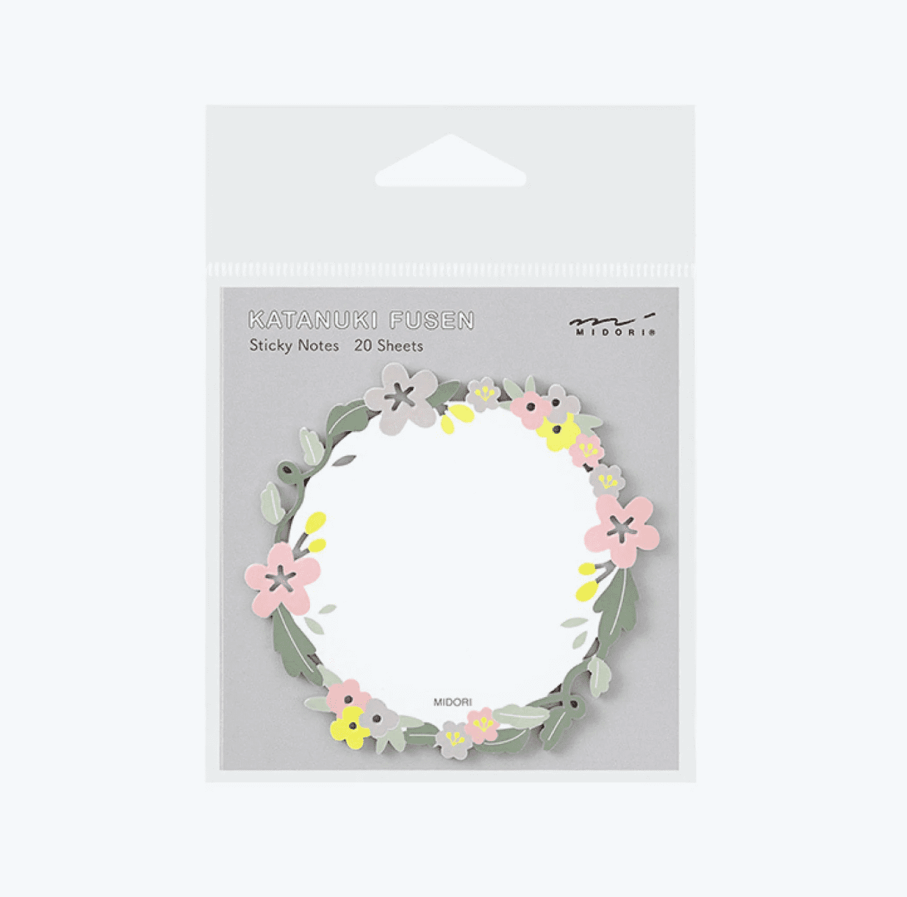 Die Cut Sticky Notes | Wreath | Midori