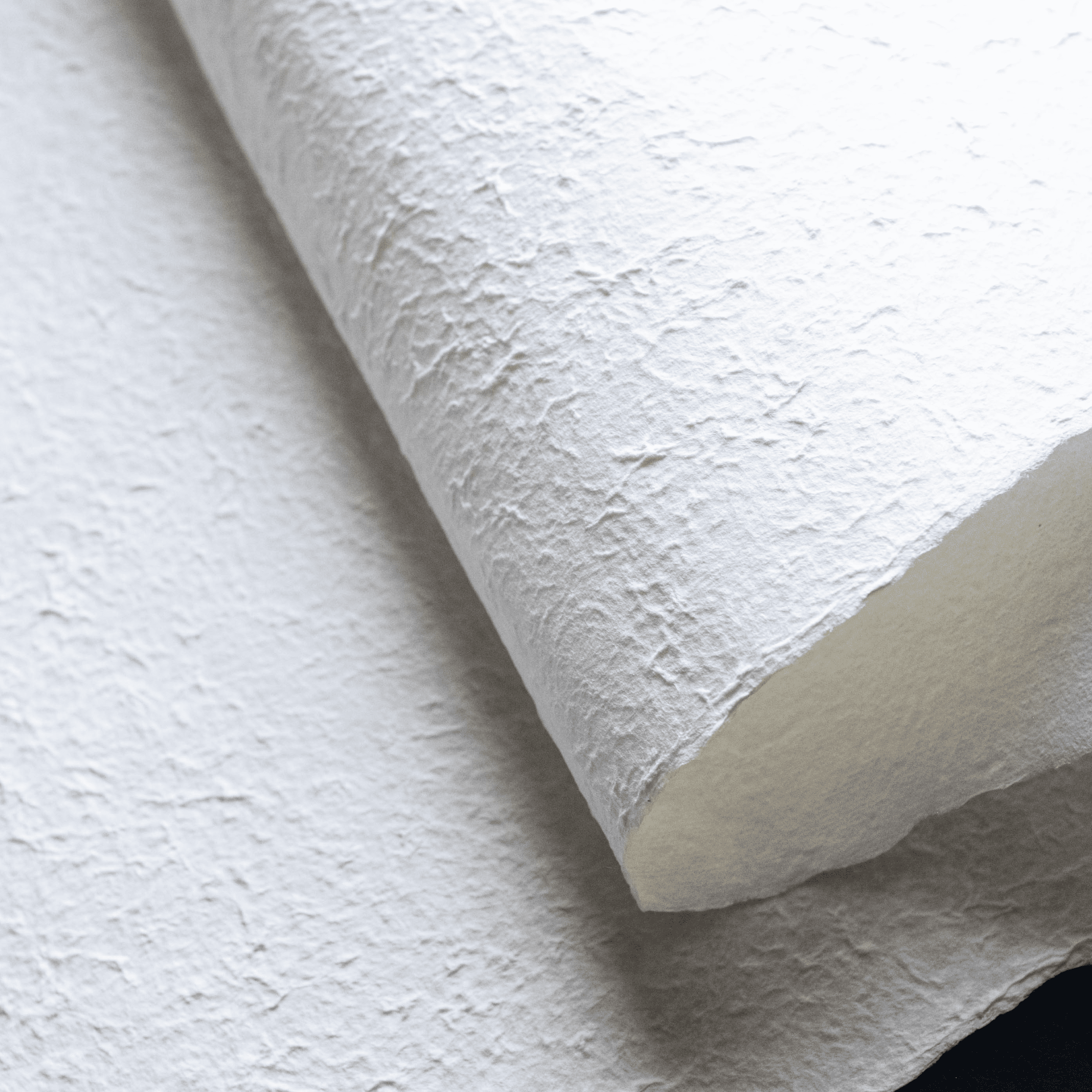 Thai Paper | Handmade Rough Surface | White