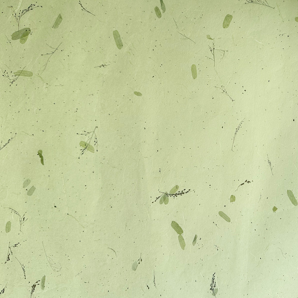 Thai Paper | Tamarind Leaf | Thick | Lime In Yellow - Kami Paper