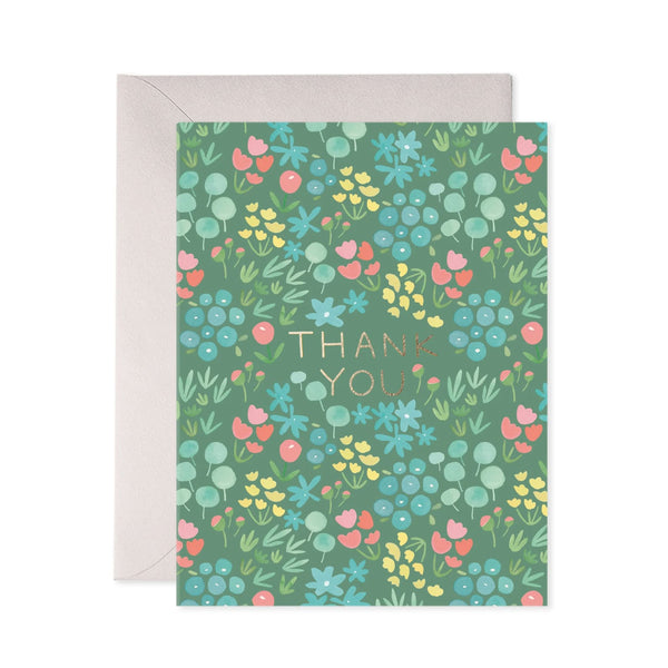 Thank You Card | Thank You Green Meadow | E.Frances