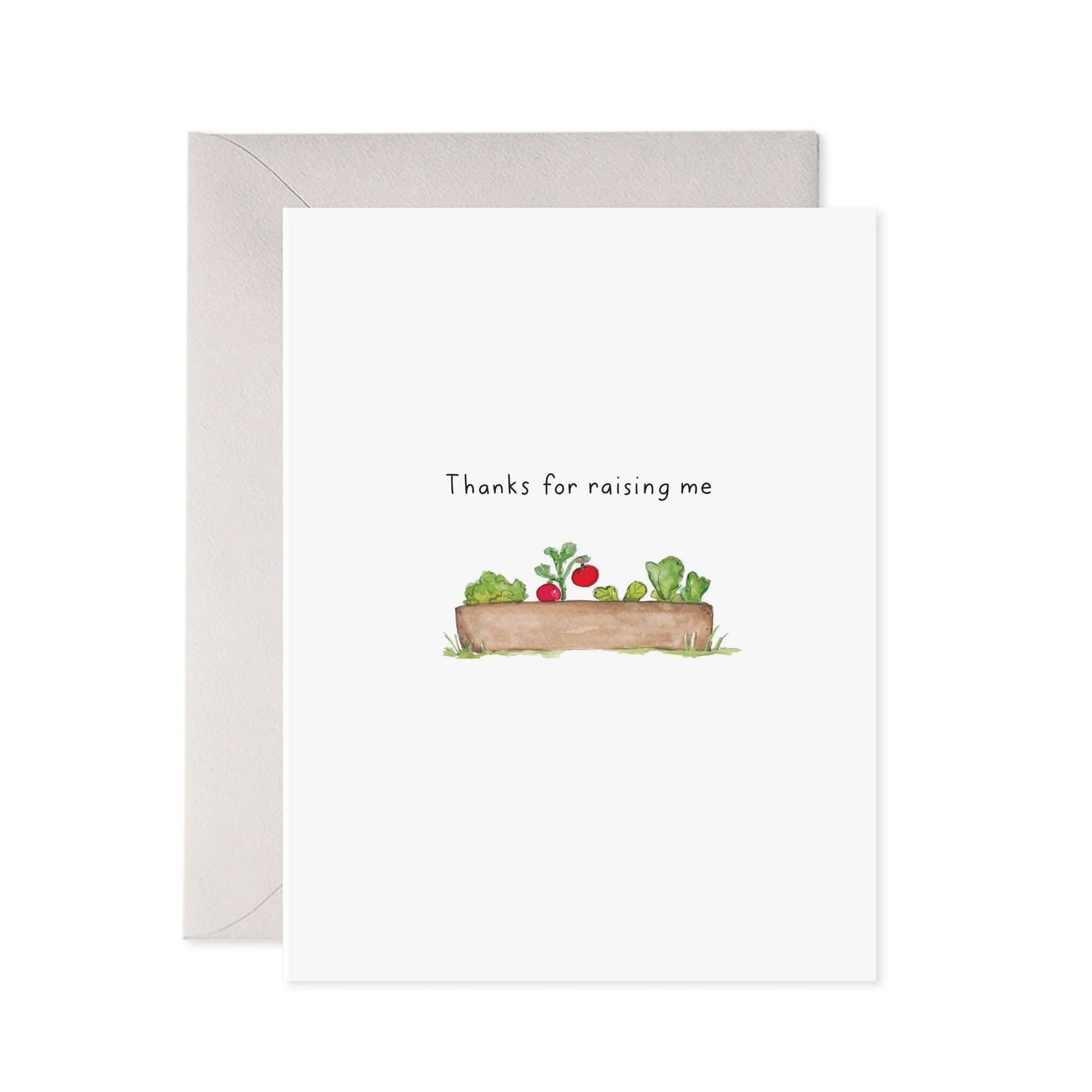 Thank You Card | Thanks For Raising Me | E.Frances