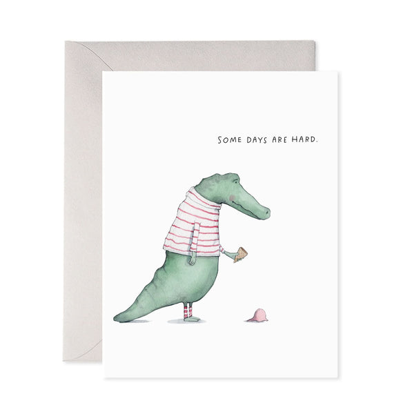 Sympathy & Thinking Of You Card  | Alligator Hard Day | E.Francis Paper