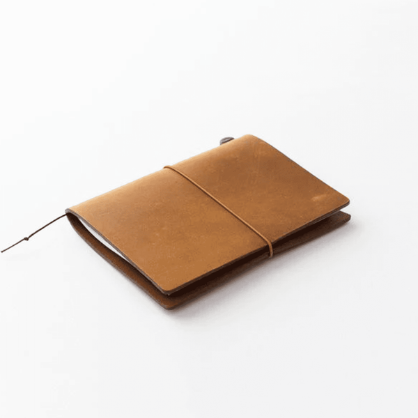 Traveler's Notebook Leather Cover Starter Set  | Camel | Traveler's Company | 2 SIZE OPTIONS AVAILABLE