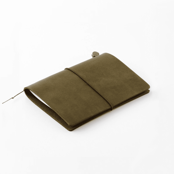 Traveler's Notebook Leather Cover Starter Set | Olive | Traveler's Company | 2 SIZE OPTIONS AVAILABLE