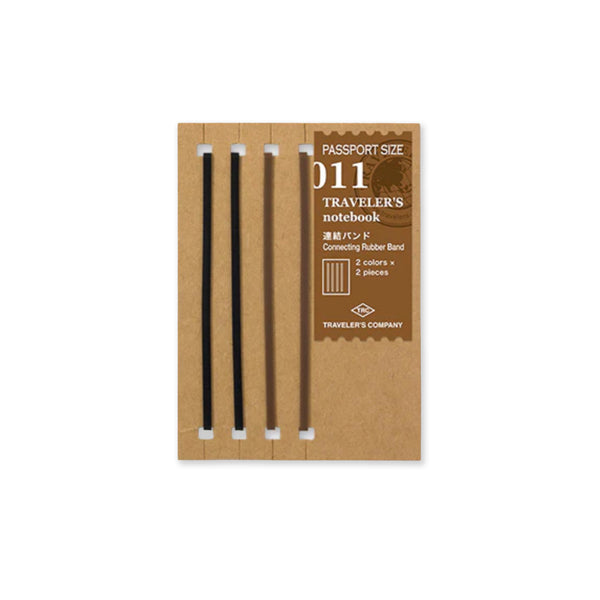 Notebook Refill | Connecting Rubber Bands | Traveler's Company | 2 SIZE OPTIONS AVAILABLE - Kami Paper