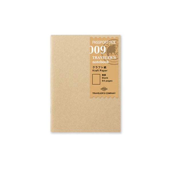 Notebook Refill | Kraft Paper | Traveler's Company | 2 SIZE OPTIONS AVAILABLE - Kami Paper