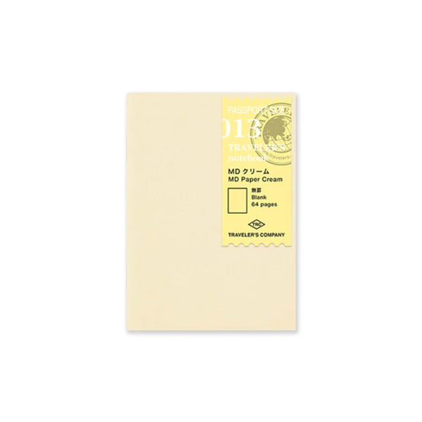 Notebook Refill | MD Cream Paper | Traveler's Company | 2 SIZE OPTIONS AVAILABLE - Kami Paper