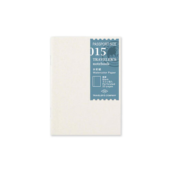 Notebook Refill | Watercolour Paper | Traveler's Company | 2 SIZE OPTIONS AVAILABLE - Kami Paper