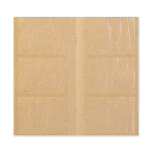 Notebook Refill | Regular | Card File | 60 Pockets | Traveler's Company