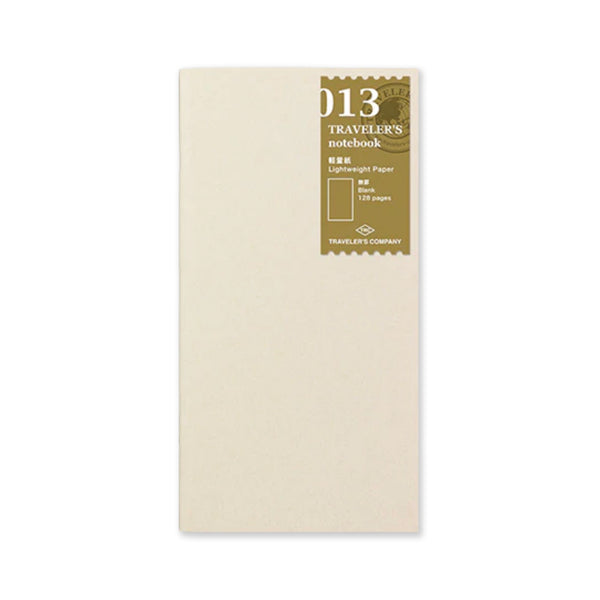 Notebook Refill | Lightweight Paper | Traveler's Company | 2 SIZE OPTIONS AVAILABLE - Kami Paper