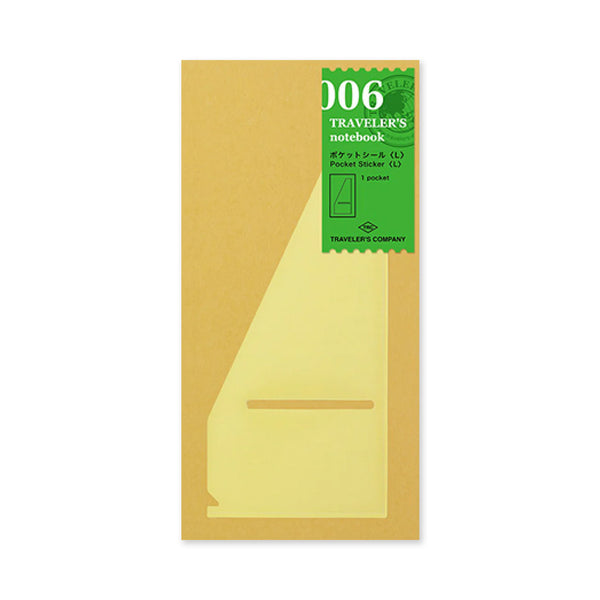 Notebook Refill | Regular | Pocket Stickers L | Traveler's Company