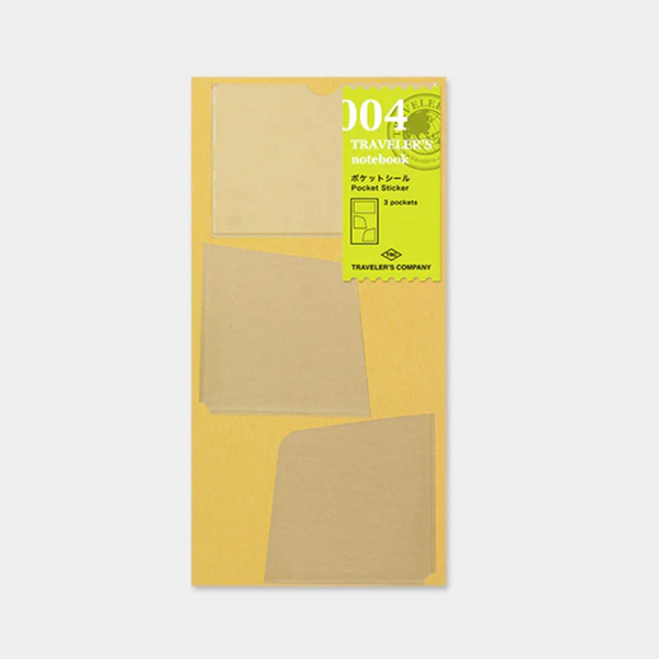 Notebook Refill | Regular Size | Pocket Stickers | Traveler's Company