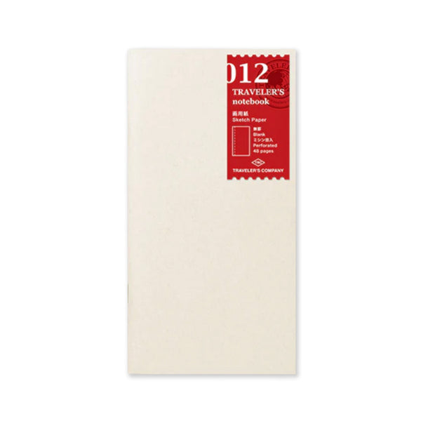 Notebook Refill | Sketch Paper | Traveler's Company | 2 SIZE OPTIONS AVAILABLE - Kami Paper