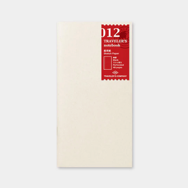 Notebook Refill | Sketch Paper | Traveler's Company | 2 SIZE OPTIONS AVAILABLE