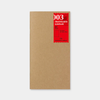 Notebook Refill | Unlined Paper | Traveler's Company | 2 SIZE OPTIONS AVAILABLE