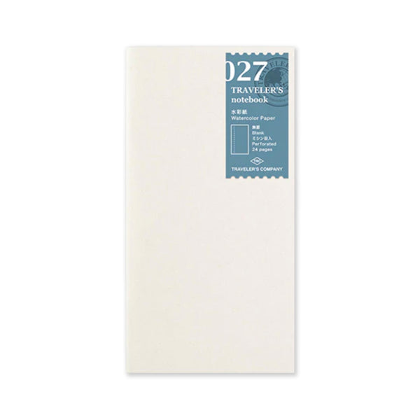 Notebook Refill | Watercolour Paper | Traveler's Company | 2 SIZE OPTIONS AVAILABLE - Kami Paper