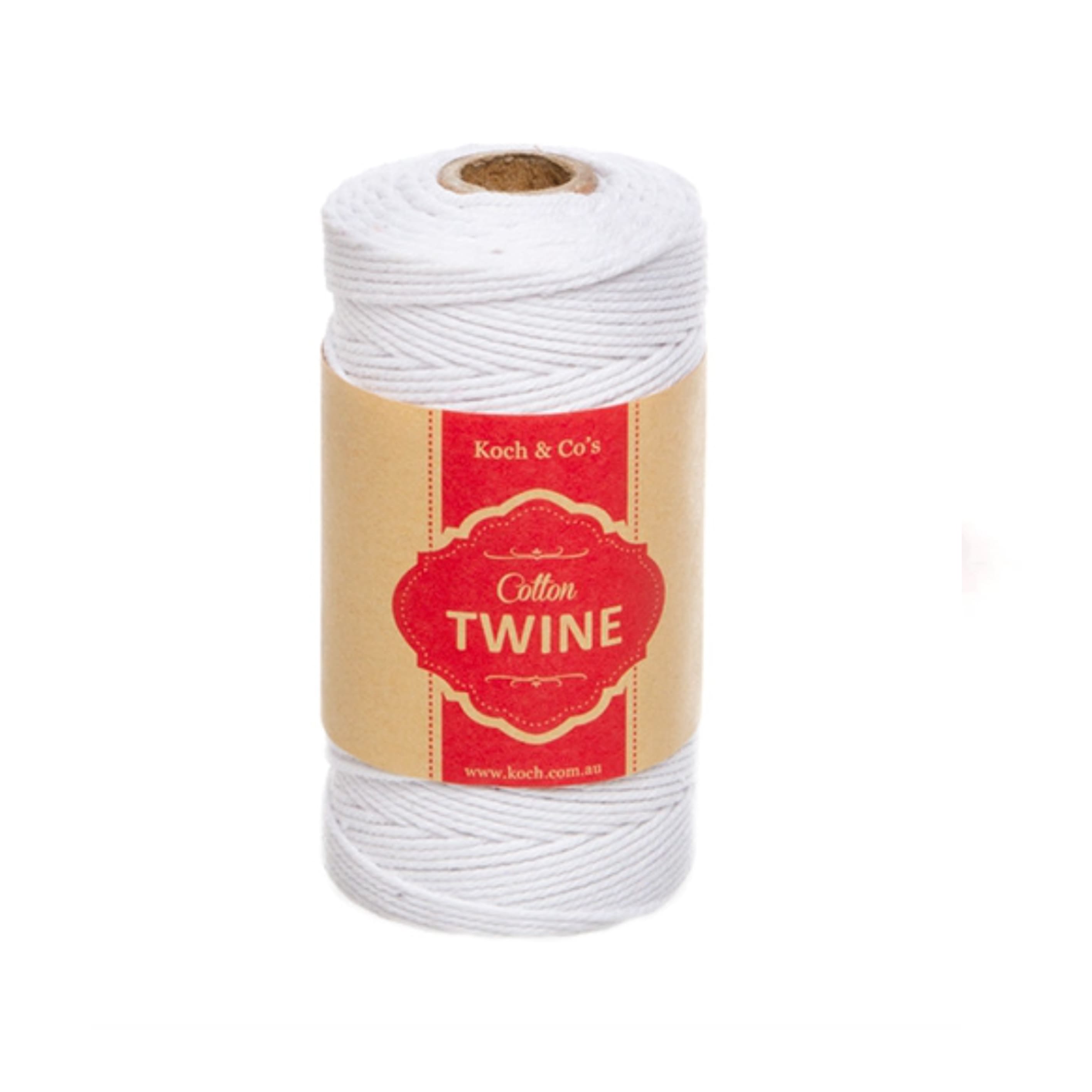 Cotton Twine | 1.2mm x 100 Metres | 4 COLOUR OPTIONS AVAILABLE