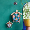 3D Cardboard Model Kit | Wall Art | A4 | Set of 2 Models | Sea Turtles | Studio Roof