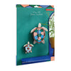 3D Cardboard Model Kit | Wall Art | A4 | Set of 2 Models | Sea Turtles | Studio Roof
