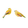 3D Cardboard Model Kit | Wall Art | B6 | Garden Birds | Citrinella Pair | Studio Roof