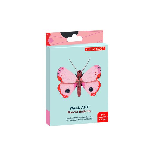 3D Cardboard Model Kit | Wall Art | B7 | Rosora Butterfly | Studio Roof