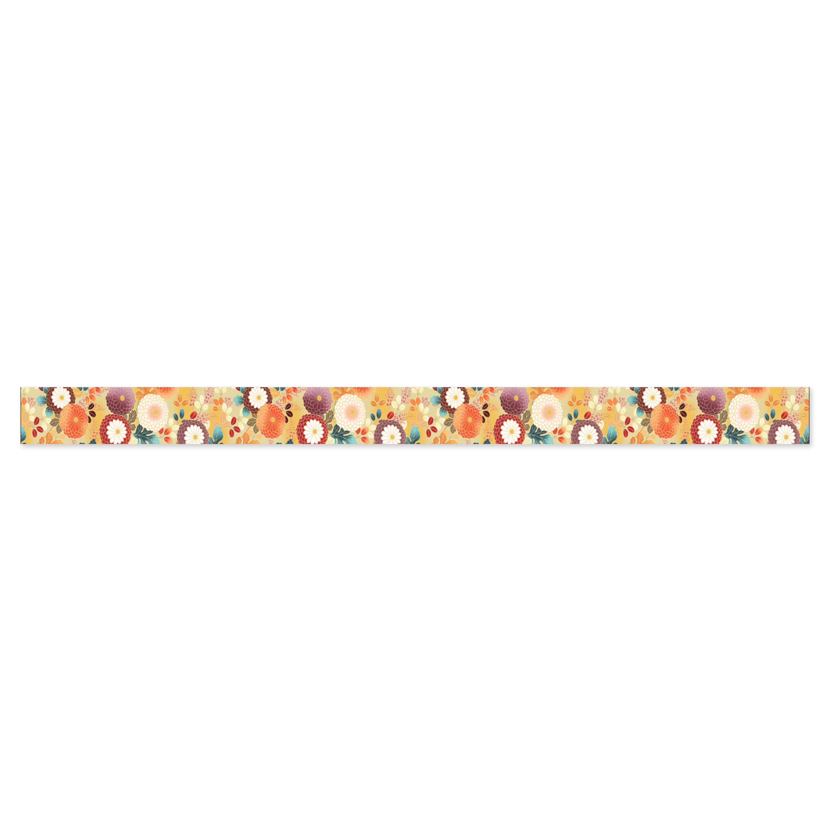 Washi Tape | Yuzen Pattern | Kimono Beauty Series | Hana | Chrysanthemum | Kamiiso | 2 SIZE OPTIONS AVAILABLE