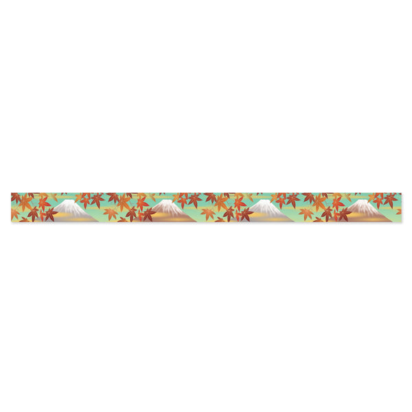 Washi Tape | Yuzen Pattern | Kimono Beauty Series | Yuu | Mt Fuji Autumn Leaves | Kamiiso | 2 SIZE OPTIONS AVAILABLE