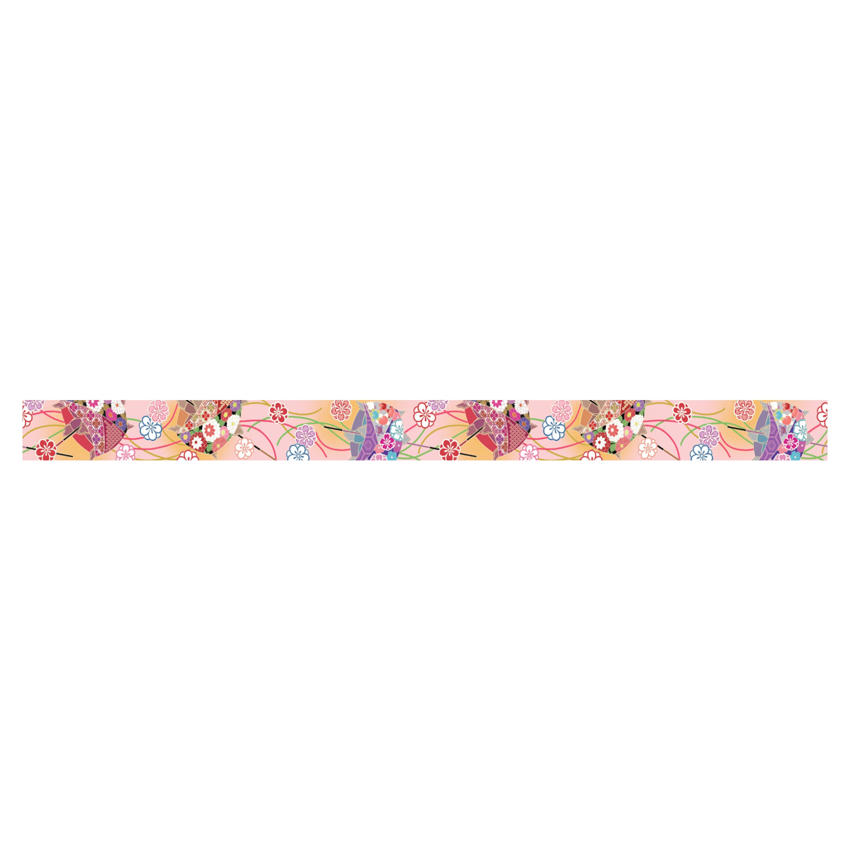 Washi Tape | Yuzen Pattern | Kimono Beauty Series | Yuu | Spool of Thread | Kamiiso | 2 SIZE OPTIONS AVAILABLE