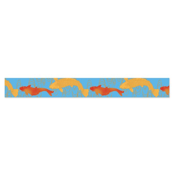 Washi Tape | Yuzen Pattern | Kimono Beauty Series | Yuu | Red and Gold Carp | Kamiiso | 2 SIZE OPTIONS AVAILABLE