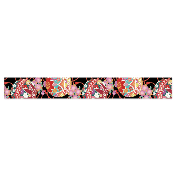 Washi Tape | Yuzen Pattern | Kimono Beauty Series | Yuu | Traditional Japanese Handball | Kamiiso | 2 SIZE OPTIONS AVAILABLE