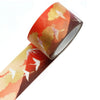 Washi Tape | Yuzen Pattern | Kimono Beauty Series | Yuu | Mt Fuji Crane | Kamiiso | 2 SIZE OPTIONS AVAILABLE