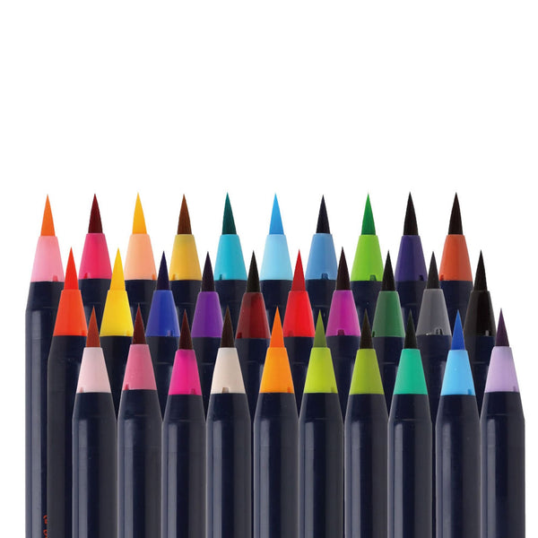 Brush Pen | SAI Colouring Brush Pens | 30 Colour Set | Akashiya