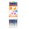 Brush Pen | SAI Colouring Brush Pens | 5 Colour Set | Elegant | Akashiya