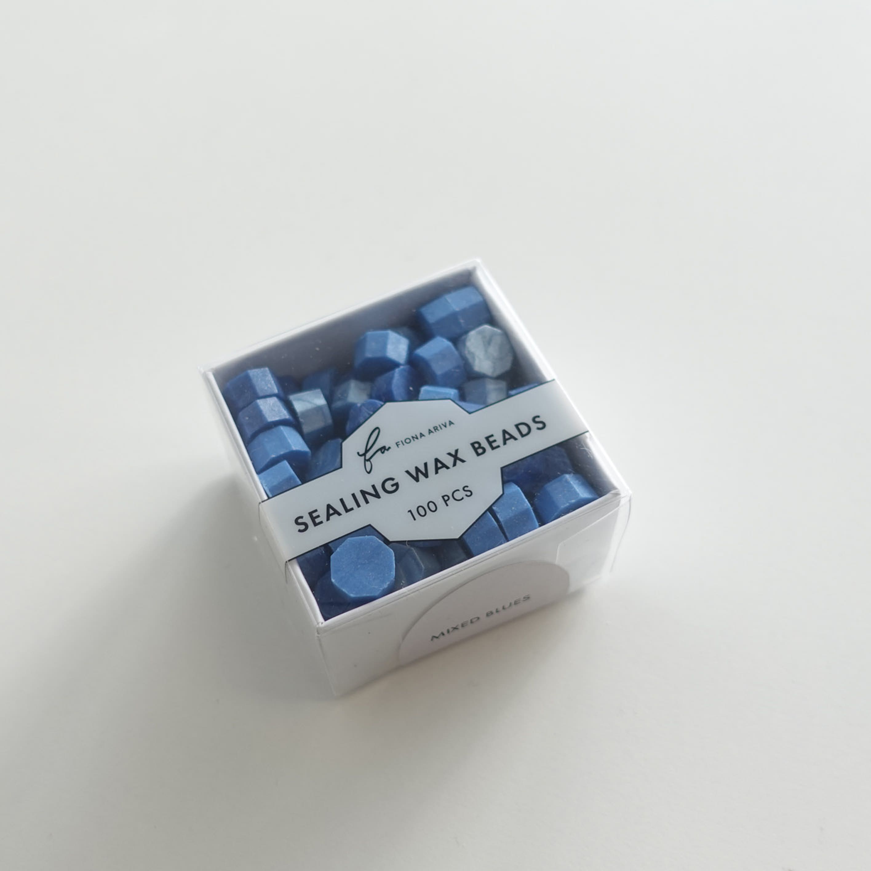 Sealing Wax | Sealing Wax Beads | Blue Frost Azure Marine Blue | Fiona Ariva