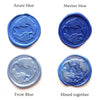 Sealing Wax | Sealing Wax Beads | Blue Frost Azure Marine Blue | Fiona Ariva