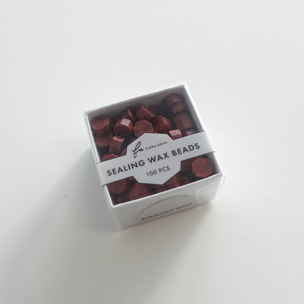 Sealing Wax | Sealing Wax Beads | Burgundy Wine | Fiona Ariva