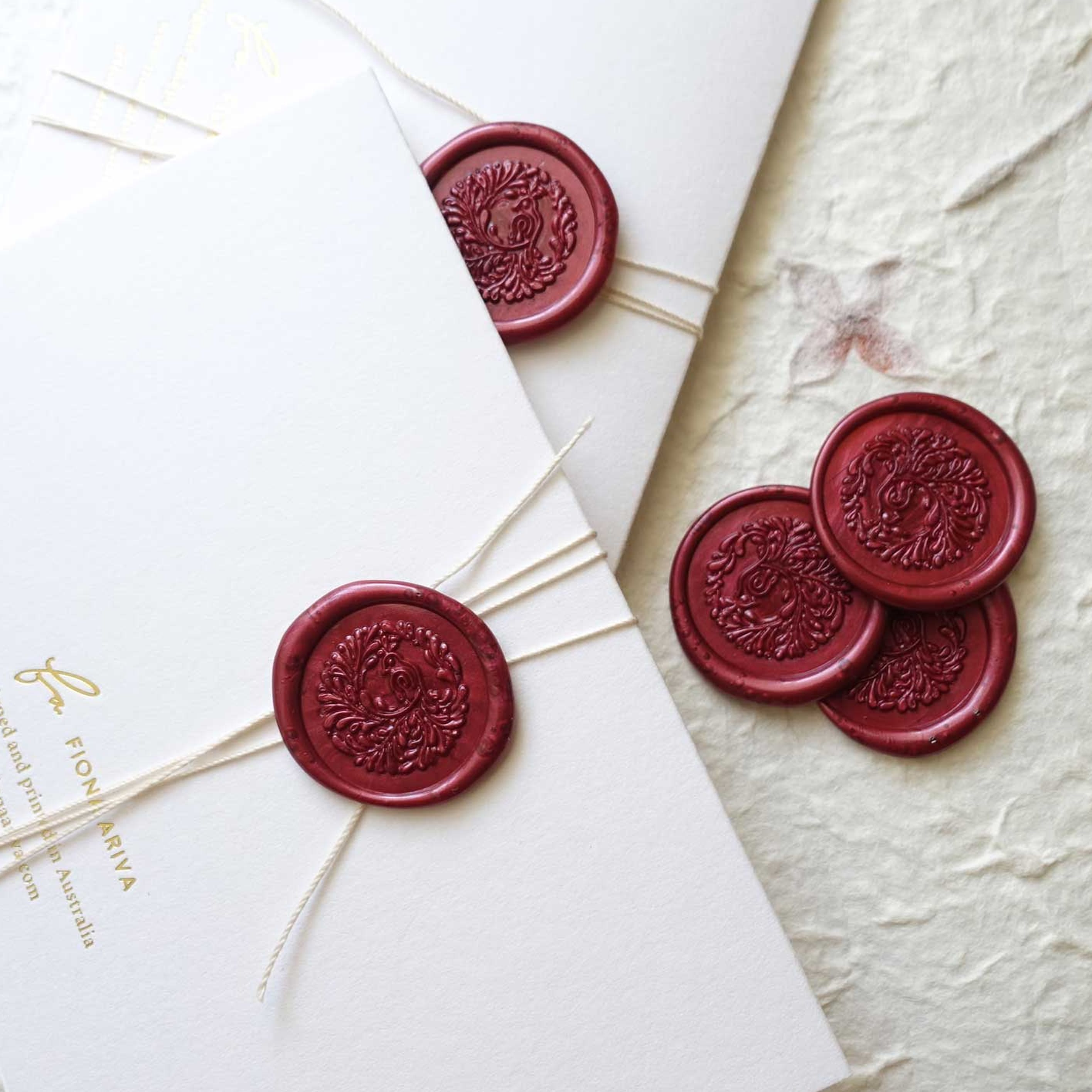 Sealing Wax | Sealing Wax Beads | Burgundy Wine | Fiona Ariva