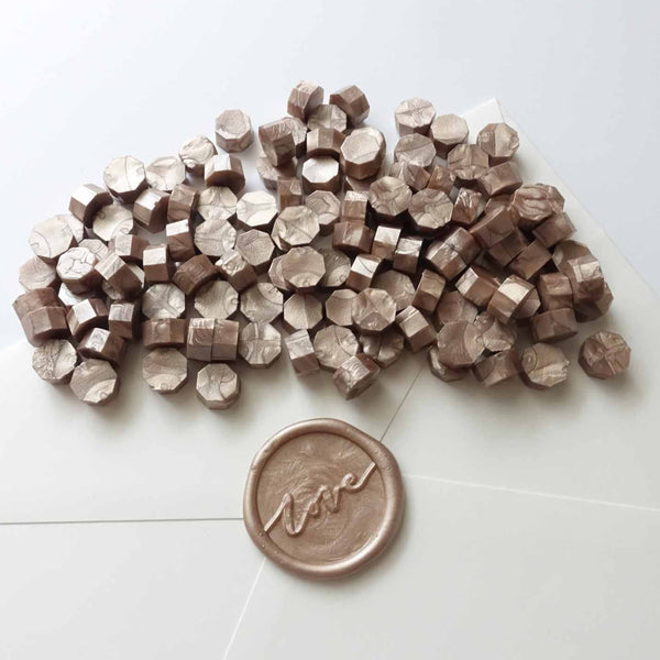 Sealing Wax | Sealing Wax Beads | Champagne | Fiona Ariva