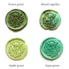 Sealing Wax | Sealing Wax Beads | Green Forest Apple Aqua | Fiona Ariva