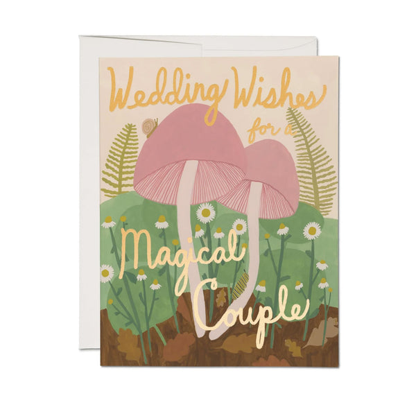Wedding Card | Magical Couple | Red Cap