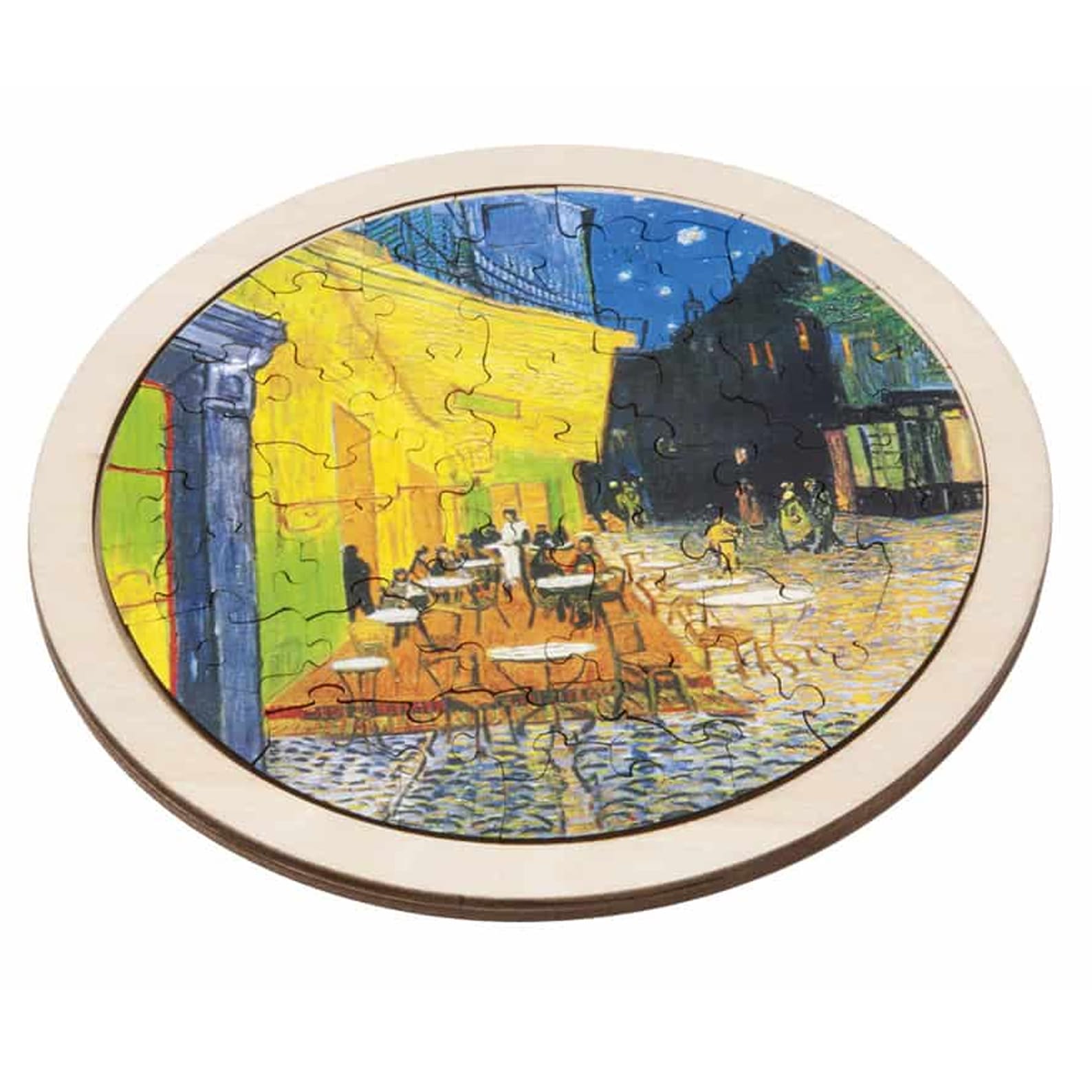 Jigsaw Puzzle | Wooden Puzzle | Cafe Terrace At Night | Sunflowers | Fridolin