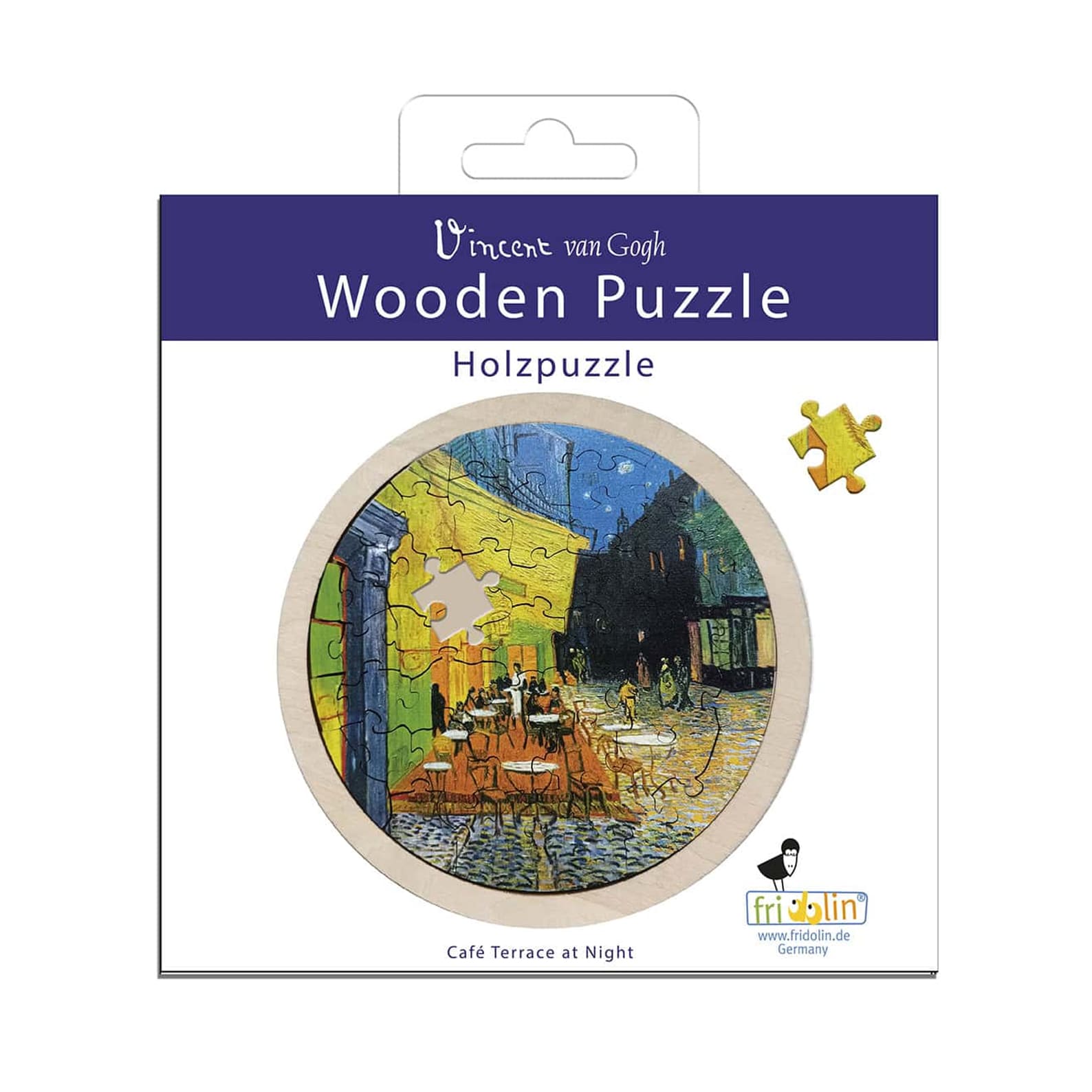 Jigsaw Puzzle | Wooden Puzzle | Cafe Terrace At Night | Sunflowers | Fridolin