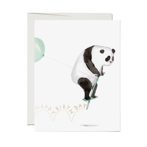 Birthday Card | Pogo Panda | E.Frances Paper