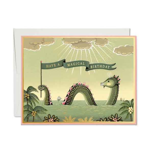 Birthday Card | Sea Monster Birthday | Joojoo Paper