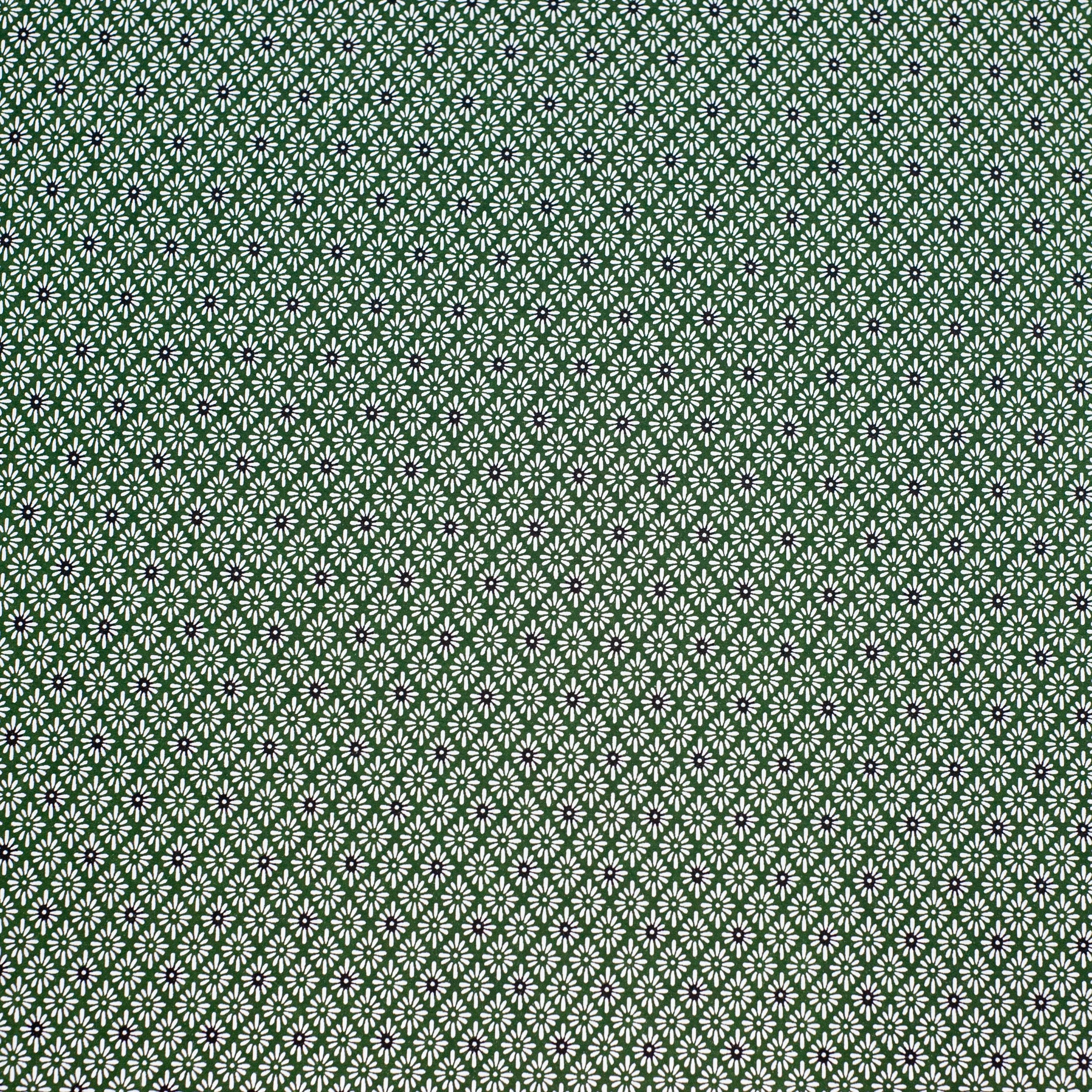 CH07: White Pattern on Green, Paper, Kami - Kami 