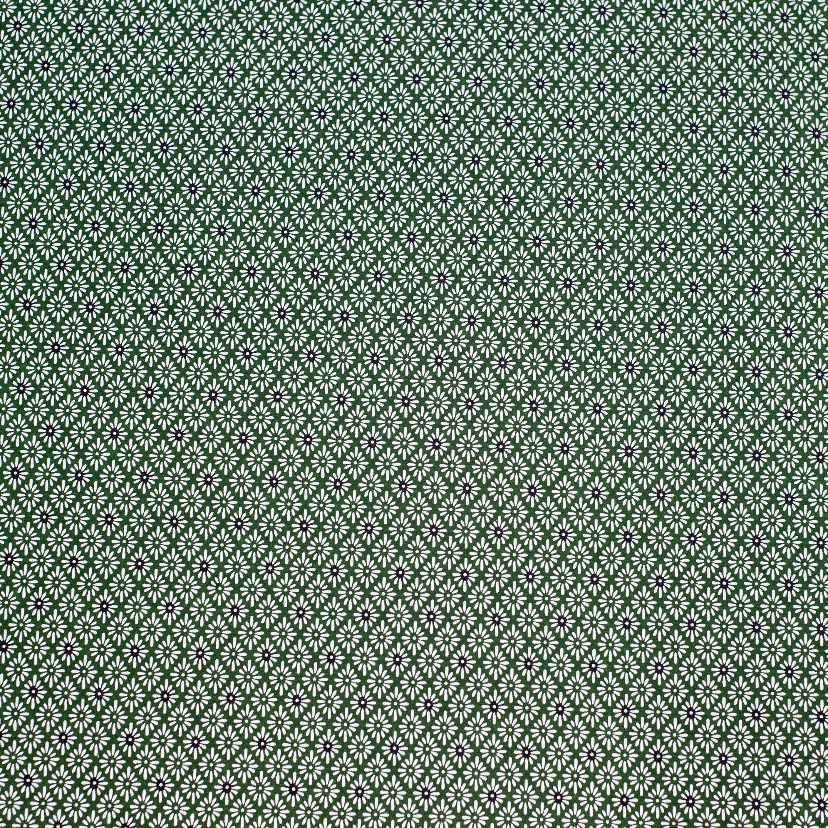 CH07: White Pattern on Green, Paper, Kami - Kami 