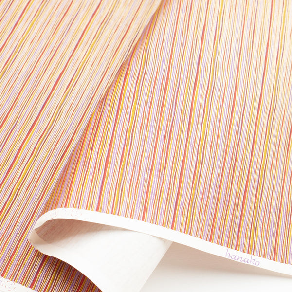 CH440: Wavy Stripes Mustard/Red, Paper, Kami - Kami 